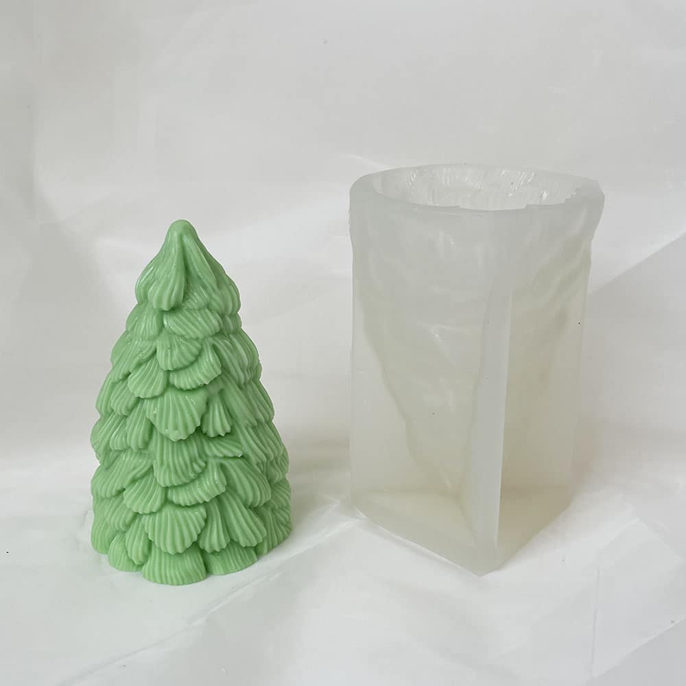 3D Santa Claus Christmas Tree Silicone Mold Christmas Aromatherapy Candle Home Decoration Gypsum Mold 8613L -  - 4