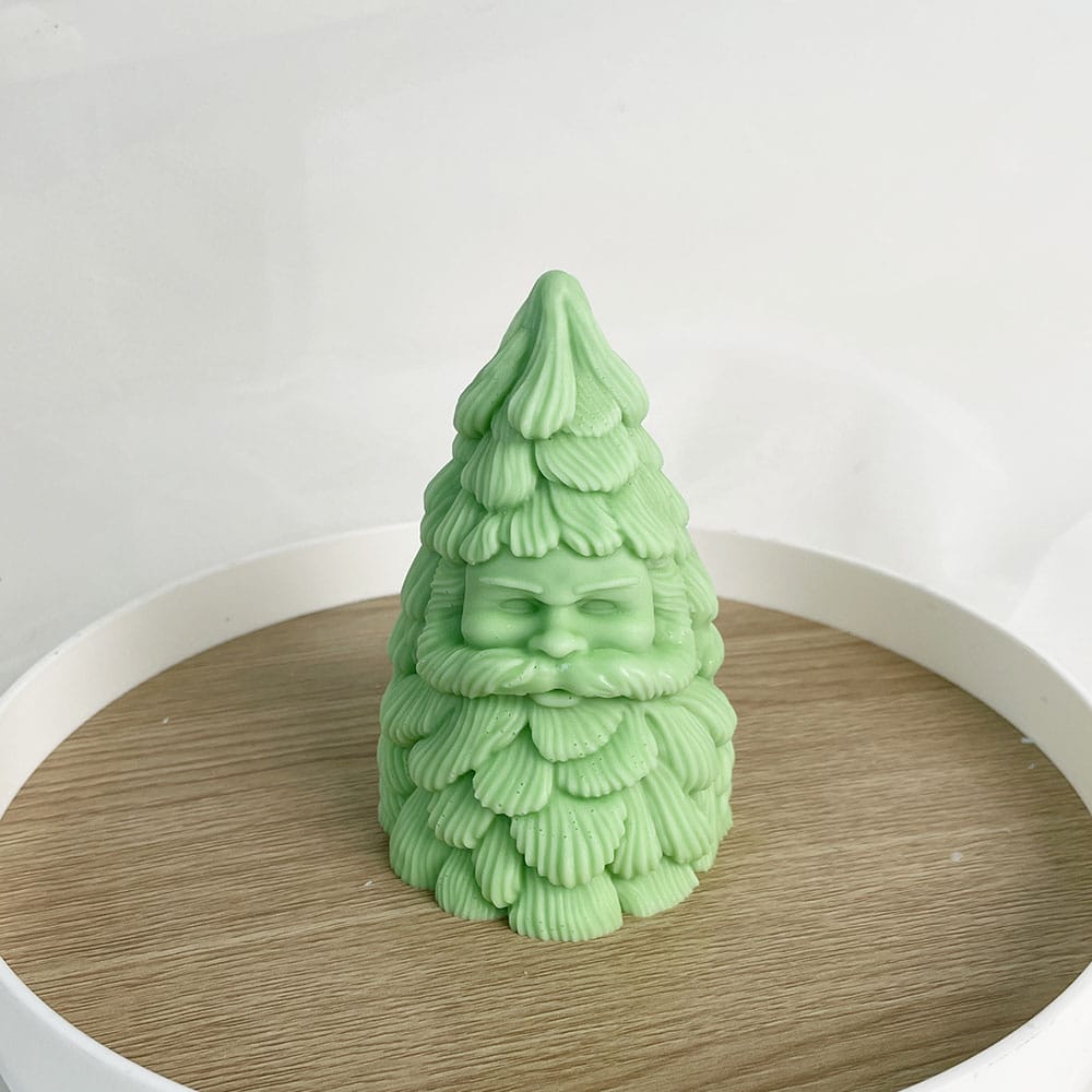 3D Santa Claus Christmas Tree Silicone Mold Christmas Aromatherapy Candle Home Decoration Gypsum Mold 8613S -  - 9