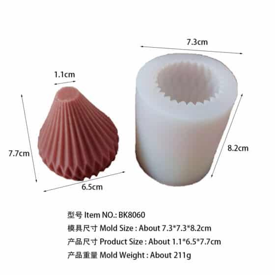candle making mold 8060