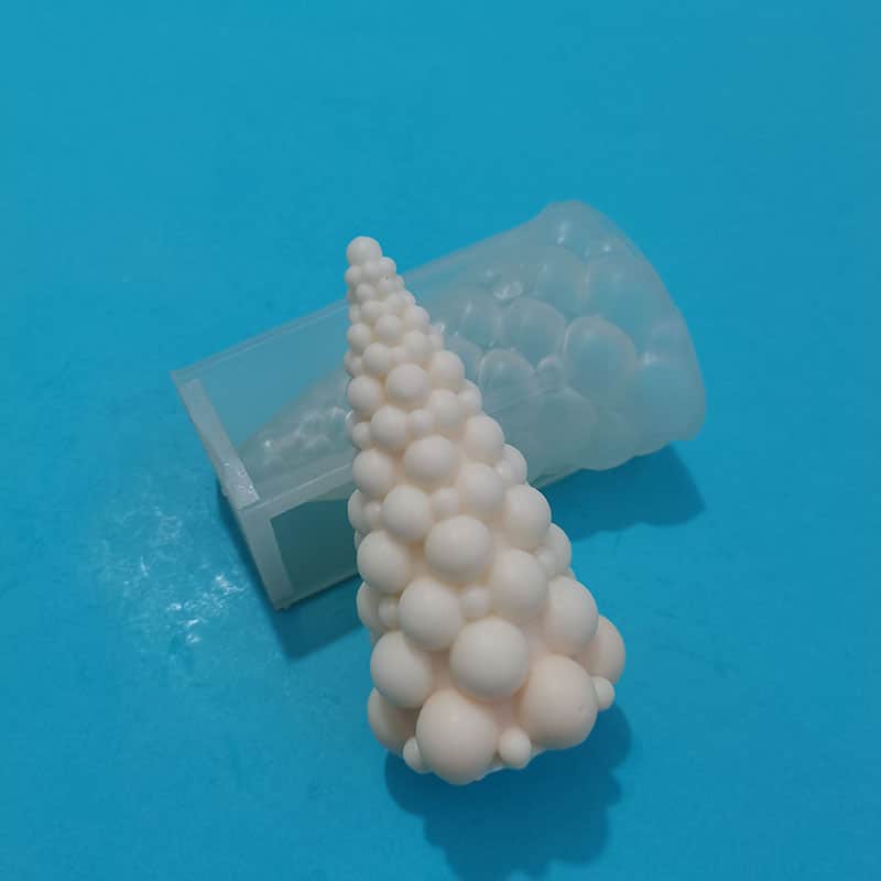 Christmas Tree Scented Candle Silicone Mold Diy Christmas Tree Cake Decoration Mold 8267S -  - 3