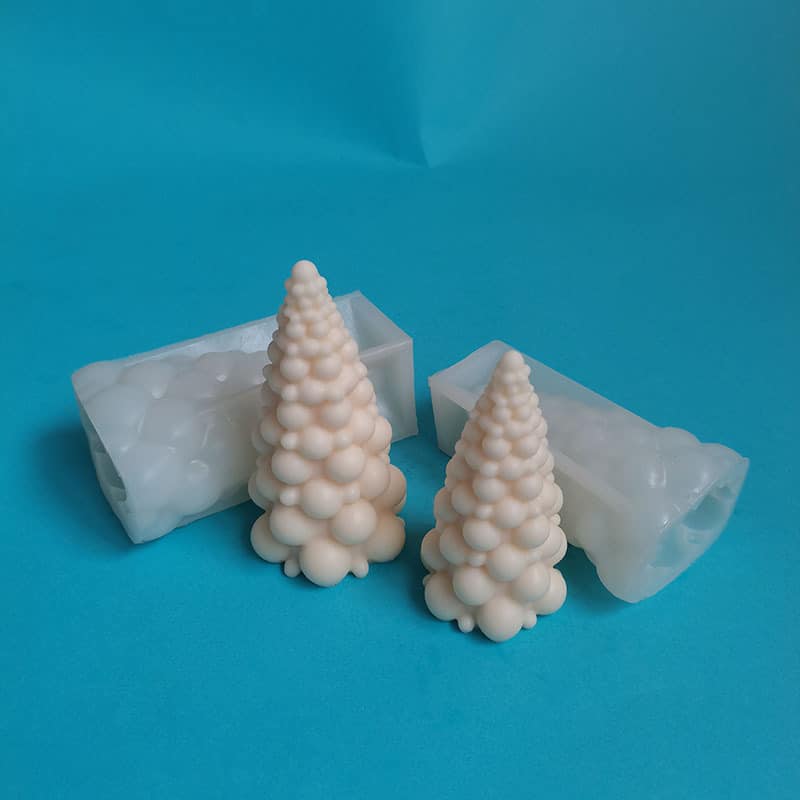 Christmas Tree Scented Candle Silicone Mold Diy Christmas Tree Cake Decoration Mold 8267L -  - 4