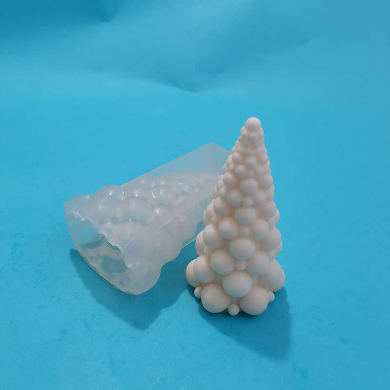 Christmas Tree Scented Candle Silicone Mold Diy Christmas Tree Cake Decoration Mold 8267L -  - 7