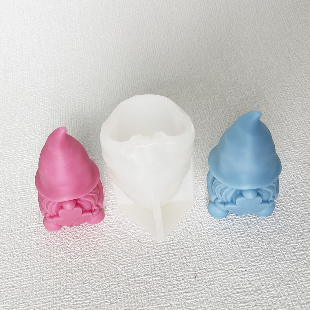 Faceless Doll Dwarf Silicone Mold Aromatherapy Candle Gypsum Decoration Dropping Glue Mold 8612 -  - 13