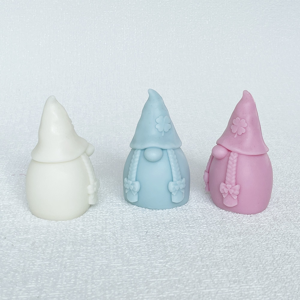 Faceless Doll Dwarf Silicone Mold Aromatherapy Candle Gypsum Decoration Dropping Glue Mold 8612 -  - 16