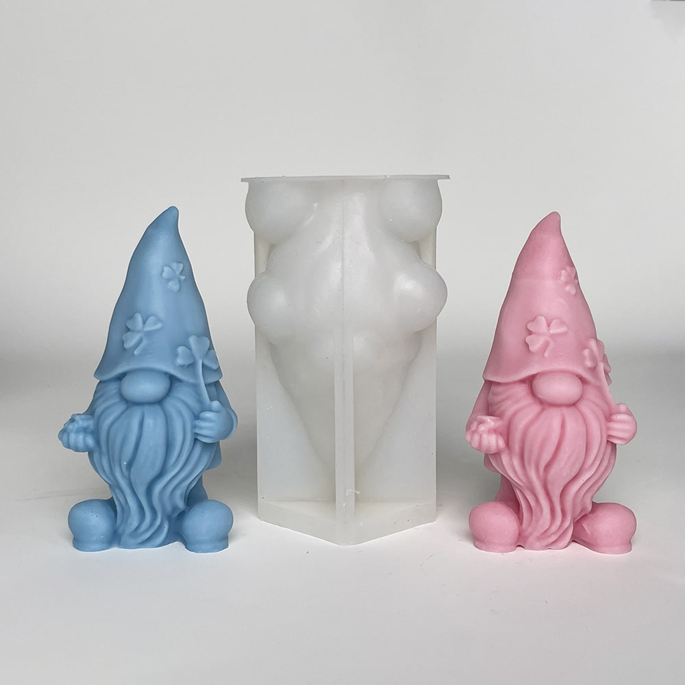 Faceless Doll Dwarf Silicone Mold Aromatherapy Candle Gypsum Decoration Dropping Glue Mold 8612 -  - 8