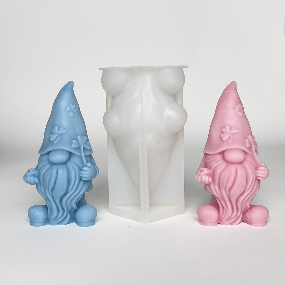 Faceless Doll Dwarf Silicone Mold Aromatherapy Candle Gypsum Decoration Dropping Glue Mold 8612 -  - 9