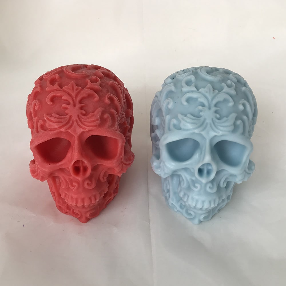 New Halloween Skull Silicone Mold - Creative Aroma Candle, Drippy Resin Mold 8594 -  - 5