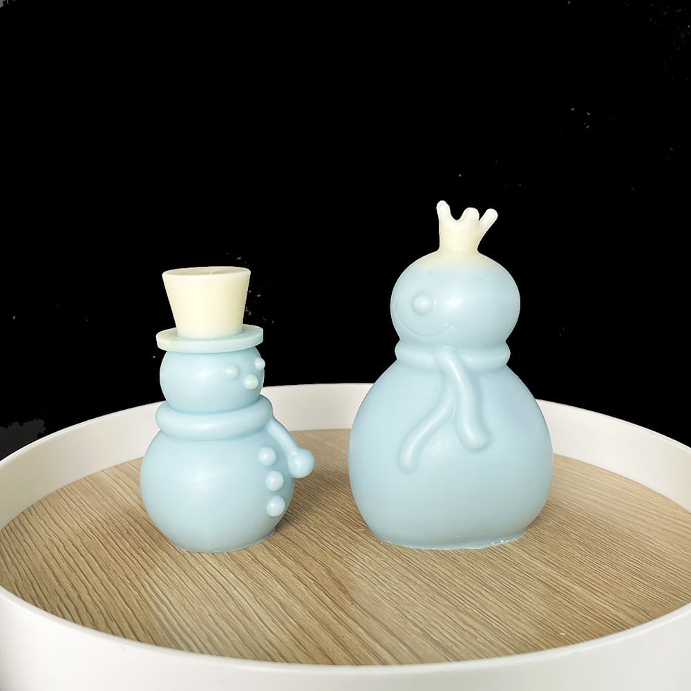 Star Christmas Tree Hat Snowman Candle Silicone Mold Christmas Aromatherapy Plaster Expanded Fragrance Stone Decoration Mold 8620 -  - 6