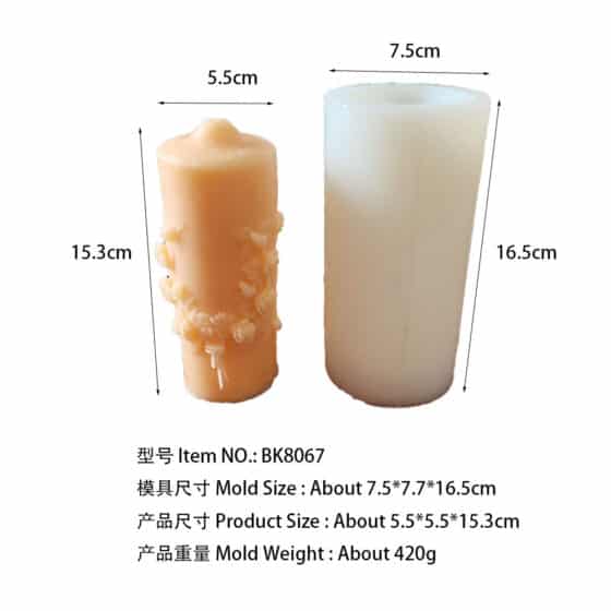 Candle Making Mold 8067