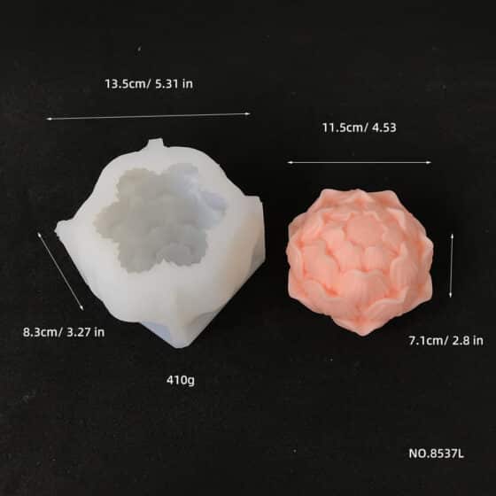 3d Lotus Candle Silicone Mold Initially Opened Lotus Gypsum Handmade Soap Aromatherapy Candle With Hand Gift Expanded Fragrance Stone Mold 8537l