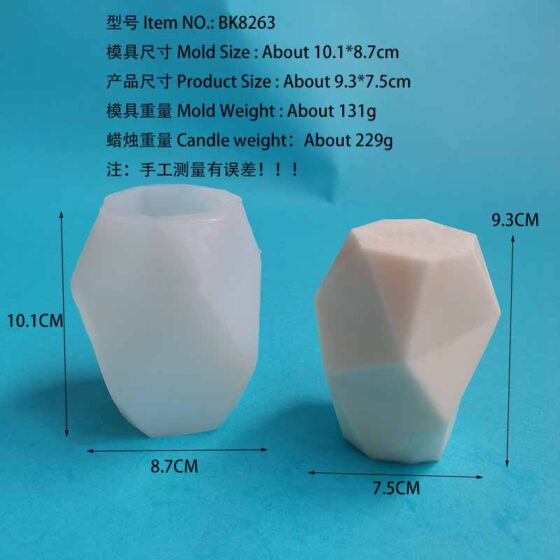 candle casting mold 8263