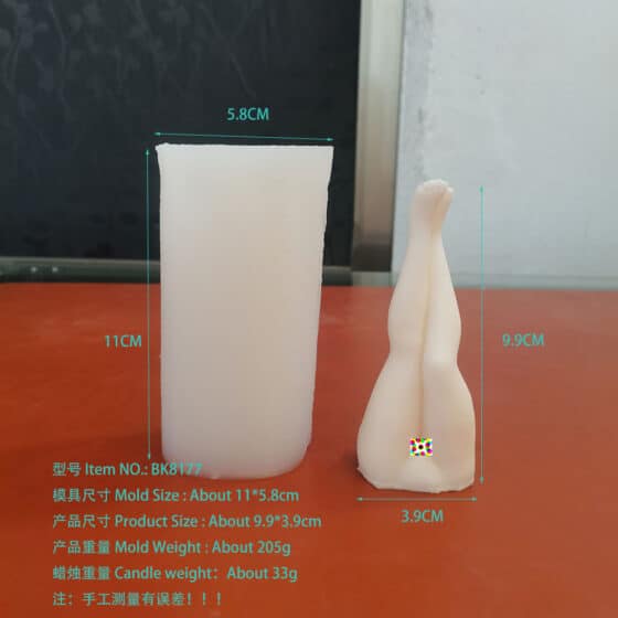 candle making mold 8177