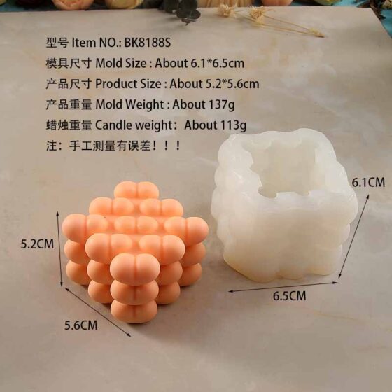 candle making mold 8188S