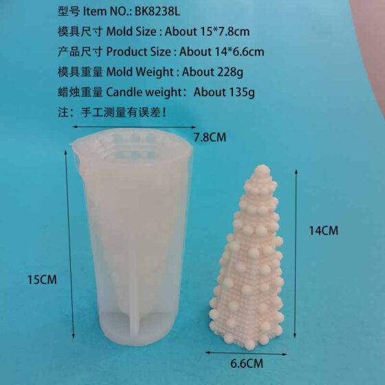 candle making mold 8238L