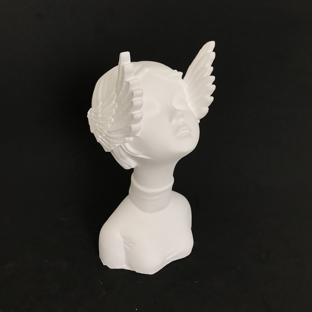 Girl Statue Candle Silicone Mold Diy Creative Gift Nordic Style Gypsum Decoration Mold 8556