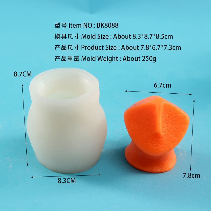 handmade candle mold 8088