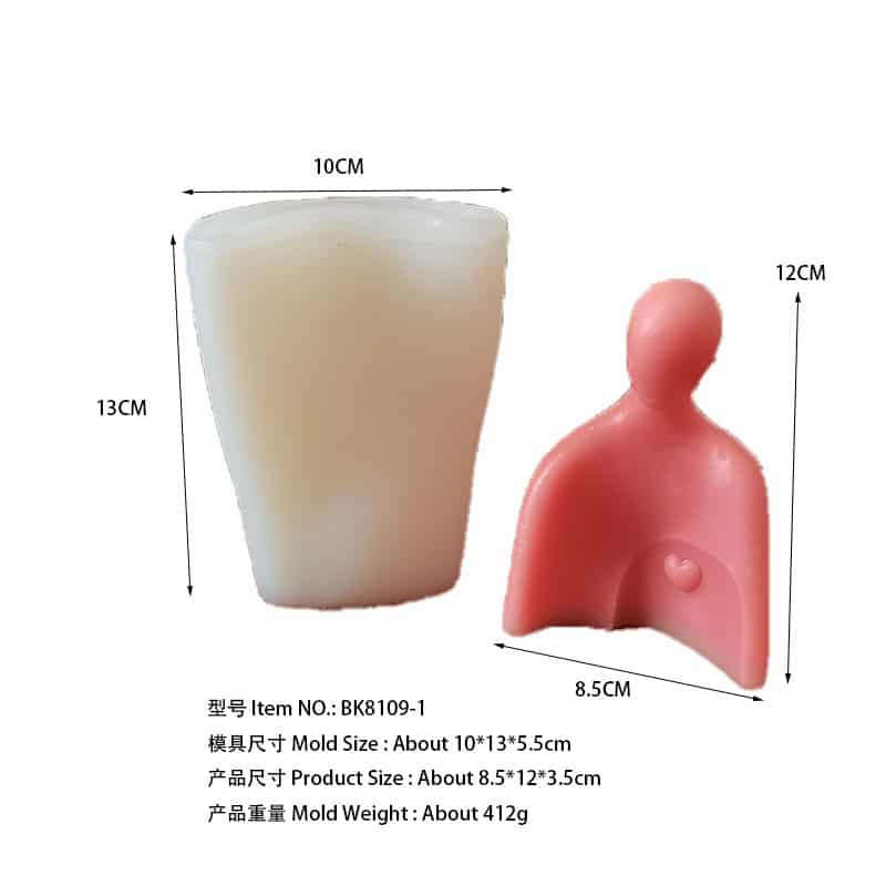 molde de vela feito à mão 8109-1