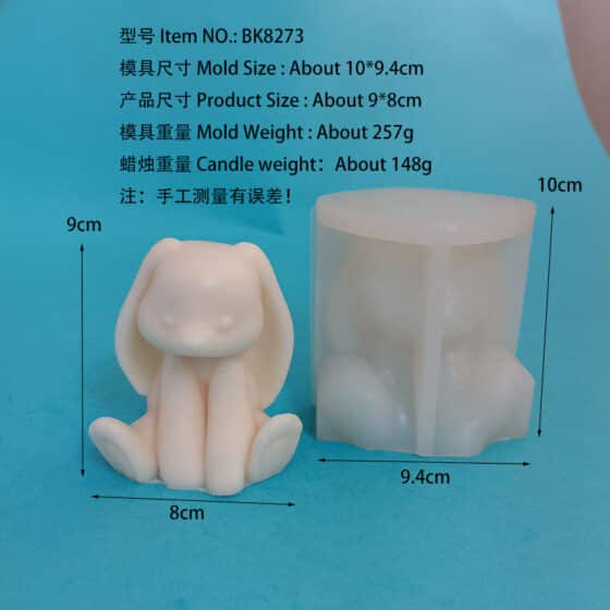 handmade candle mold 8273