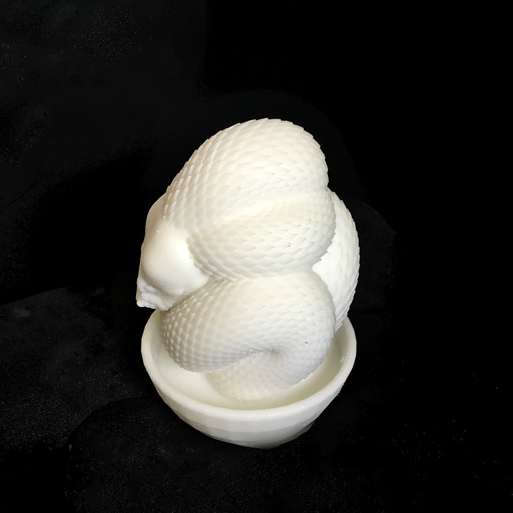 Python Silicone Mold Spits Out Information, Python Fragrance Candle Mold, Broken Shell Python Home Decoration Mold 8541