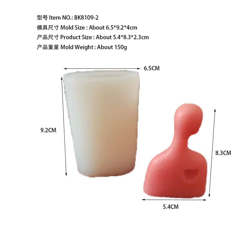 moule à bougie en silicone 8109-2