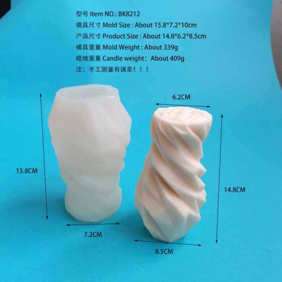 wax mold for candles 8212