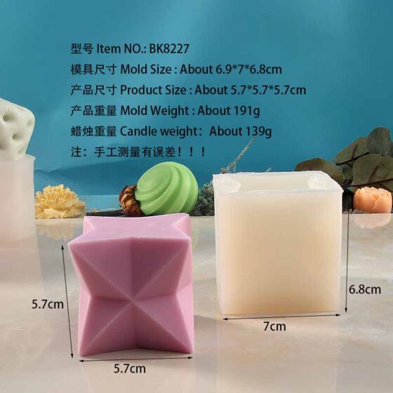 wax mold for candles 8227