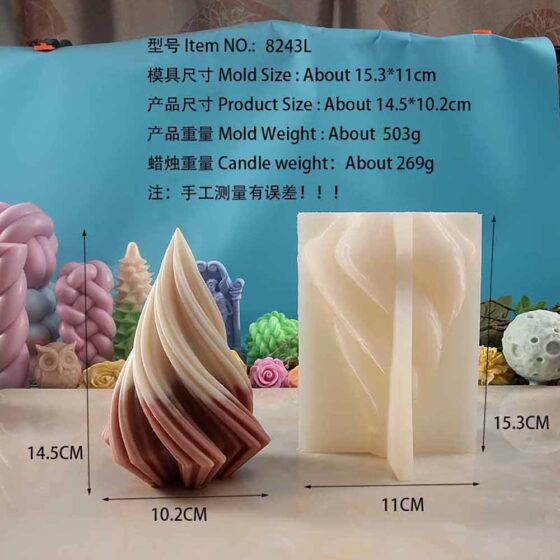 Wax Mold For Candles 8243l