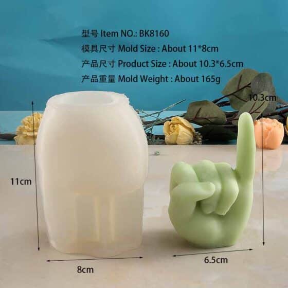 candle making mold 8160