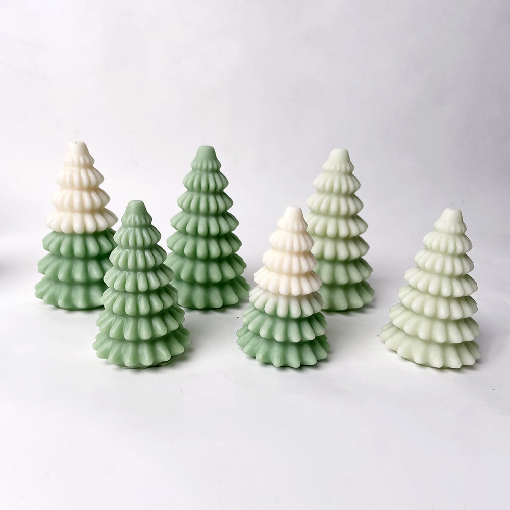 even-Layer Christmas Tree Silicone Mold – Festive Baking & Crafting Tool 8802L