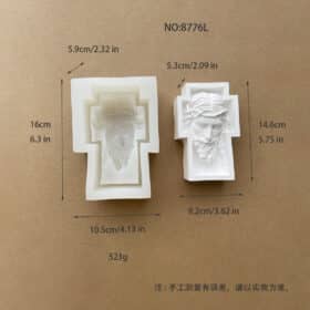 Human Figure Cross Molds – Crafting with Silicone Precision 8776L