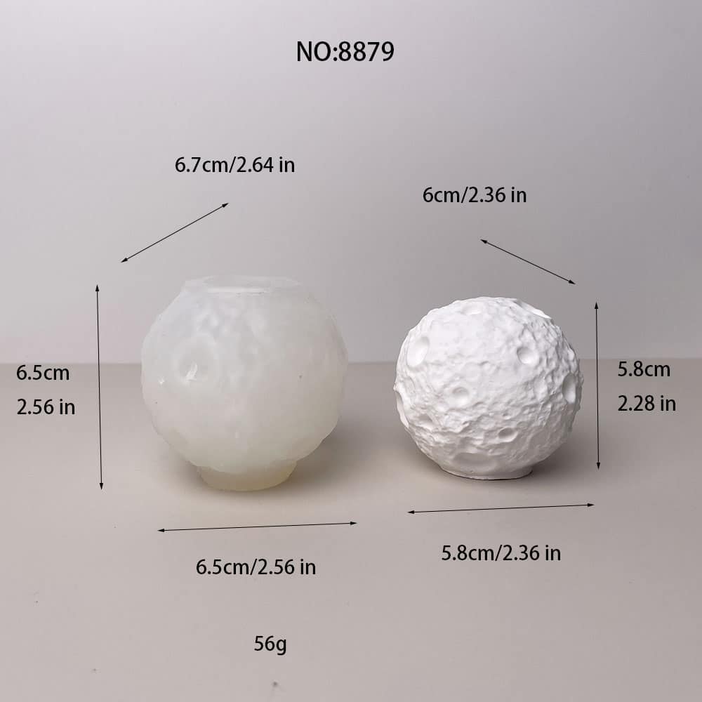 Moon Surface Silicone Mold for DIY Crafts | Perfect pentru lumânare, Săpun, Rășină, și proiecte de ipsos 8879