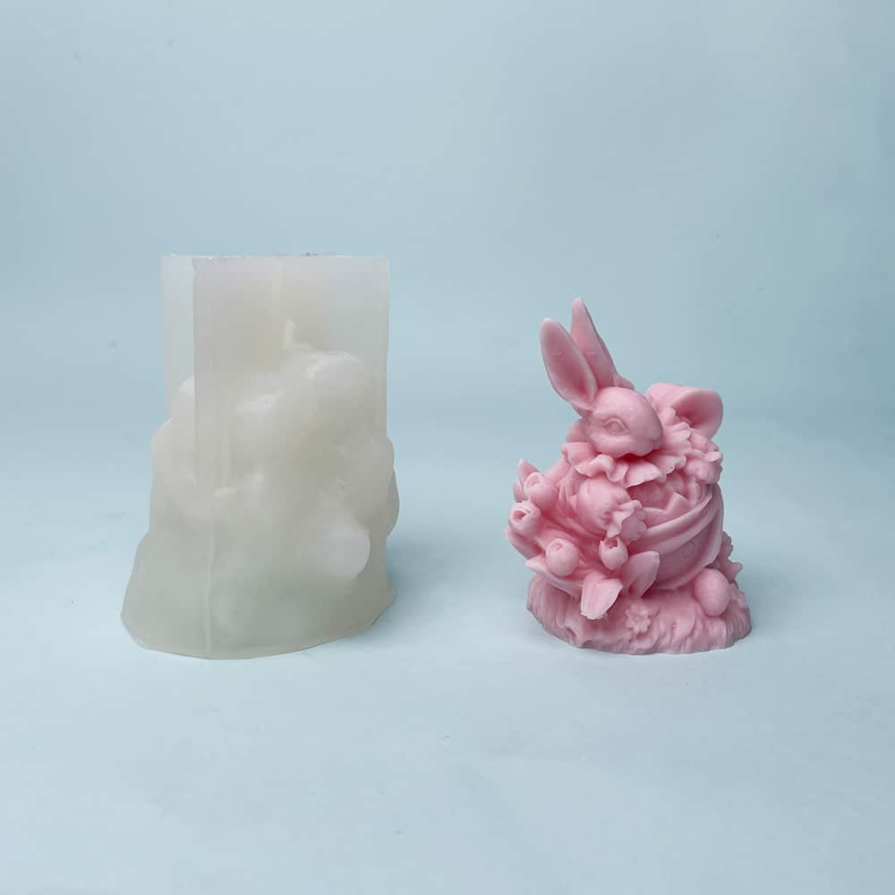 Bow-Tie Cracked Egg Bunny Silicone Mold - Adorable Easter & Crafting Tool 8783 - Uncategorized - 4