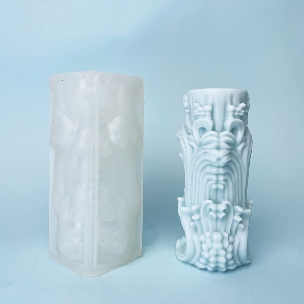 Ocean Wave Candle Molds - High-Quality Silicone Molds for Pillar Candles 8758 - Uncategorized - 2