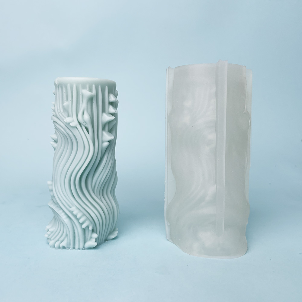 Tidal Wave Candle Molds - Premium Silicone for Artistic Pillar Candles 8762 - Uncategorized - 3