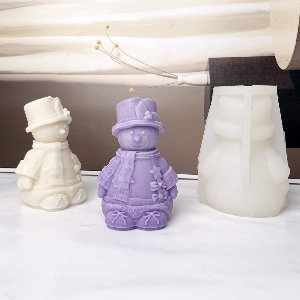 Large Snowman Silicone Mold | Perfect for Festive Crafts 8899L - Uncategorized - 9