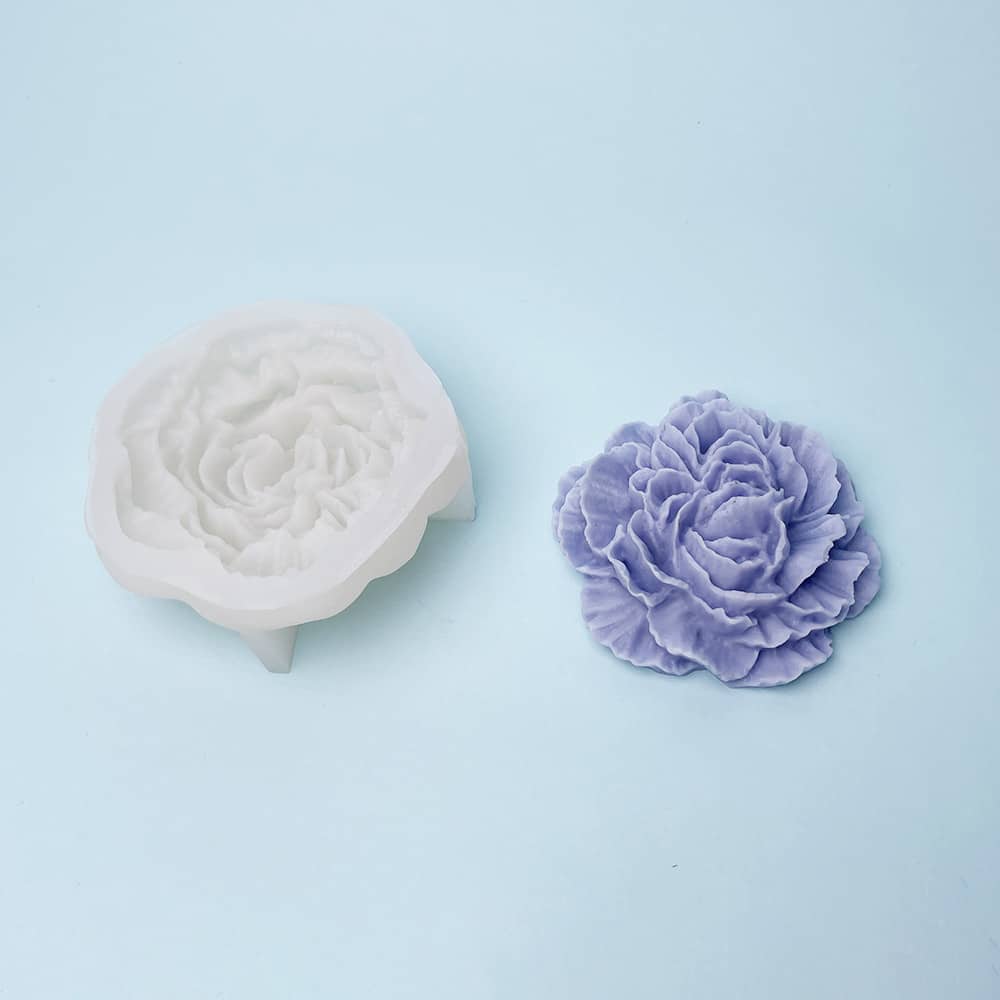 Beautiful Peony Silicone Mold – Perfect for Detailed Floral Creations 8811M