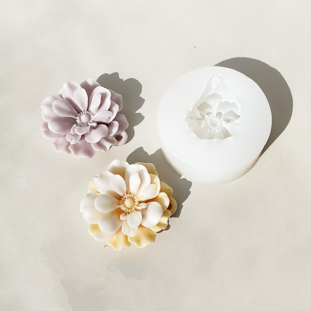 Flower Pendant Silicone Mold | DIY Candle, Plaster, Resin Craft Mold 8921 - Uncategorized - 6