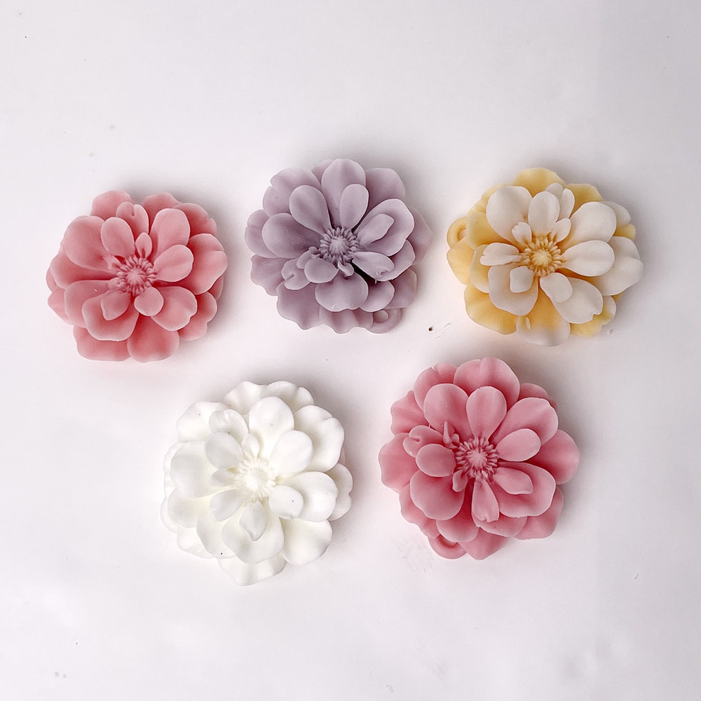 Flower Pendant Silicone Mold | DIY Candle, Plaster, Resin Craft Mold 8921 - Uncategorized - 9