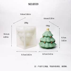 Joyful Christmas Tree Silicone Mold | Create Delightful DIY Holiday Crafts 8939